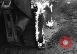 Image of Brockway B666 Treadway Bridge Transporter burning Heilbronn Germany, 1945, second 51 stock footage video 65675069291