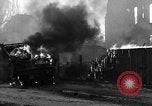 Image of Brockway B666 Treadway Bridge Transporter burning Heilbronn Germany, 1945, second 54 stock footage video 65675069291