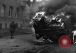 Image of Brockway B666 Treadway Bridge Transporter burning Heilbronn Germany, 1945, second 60 stock footage video 65675069291