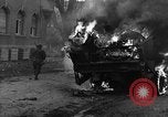 Image of Brockway B666 Treadway Bridge Transporter burning Heilbronn Germany, 1945, second 61 stock footage video 65675069291