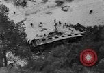 Image of train derailed Catalonia Spain, 1949, second 9 stock footage video 65675069311