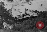 Image of train derailed Catalonia Spain, 1949, second 10 stock footage video 65675069311