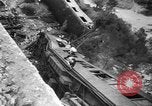 Image of train derailed Catalonia Spain, 1949, second 11 stock footage video 65675069311