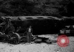 Image of train derailed Catalonia Spain, 1949, second 14 stock footage video 65675069311