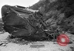 Image of train derailed Catalonia Spain, 1949, second 21 stock footage video 65675069311