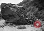 Image of train derailed Catalonia Spain, 1949, second 22 stock footage video 65675069311