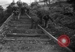 Image of train derailed Catalonia Spain, 1949, second 30 stock footage video 65675069311