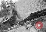 Image of train derailed Catalonia Spain, 1949, second 36 stock footage video 65675069311