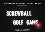 Image of Screwball golf game United States USA, 1949, second 4 stock footage video 65675069312