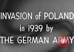 Image of German invasion of Poland Danzig Poland, 1939, second 17 stock footage video 65675069321
