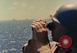 Image of U.S. Cruiser, USS Chester (CA-27) Pacific Ocean, 1945, second 39 stock footage video 65675069343