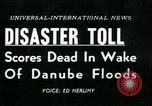 Image crues du Danube l'Europe, 1954, de la seconde 1 séquences d'archives historiques vidéo 65675069354