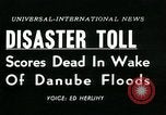 Image crues du Danube l'Europe, 1954, de la seconde 6 séquences d'archives historiques vidéo 65675069354