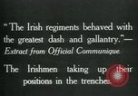 Image of Irish troops Europe, 1918, second 6 stock footage video 65675069362