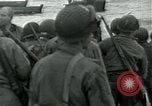 Image of Rope line rescue of landing craft on D-Day Normandy France, 1944, second 17 stock footage video 65675069372