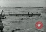 Image of Rope line rescue of landing craft on D-Day Normandy France, 1944, second 23 stock footage video 65675069372