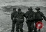 Image of Rope line rescue of landing craft on D-Day Normandy France, 1944, second 29 stock footage video 65675069372