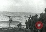Image of Rope line rescue of landing craft on D-Day Normandy France, 1944, second 36 stock footage video 65675069372