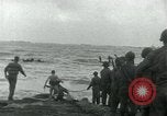 Image of Rope line rescue of landing craft on D-Day Normandy France, 1944, second 40 stock footage video 65675069372