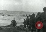 Image of Rope line rescue of landing craft on D-Day Normandy France, 1944, second 42 stock footage video 65675069372