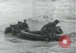 Image of Rope line rescue of landing craft on D-Day Normandy France, 1944, second 48 stock footage video 65675069372