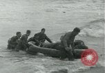 Image of Rope line rescue of landing craft on D-Day Normandy France, 1944, second 49 stock footage video 65675069372
