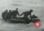 Image of Rope line rescue of landing craft on D-Day Normandy France, 1944, second 51 stock footage video 65675069372