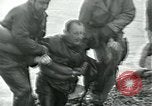 Image of Rope line rescue of landing craft on D-Day Normandy France, 1944, second 54 stock footage video 65675069372