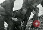 Image of Rope line rescue of landing craft on D-Day Normandy France, 1944, second 55 stock footage video 65675069372