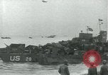 Image of Omaha Beach D-Day landing crafts Normandy France, 1944, second 5 stock footage video 65675069373