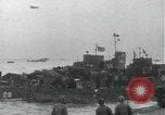 Image of Omaha Beach D-Day landing crafts Normandy France, 1944, second 7 stock footage video 65675069373