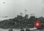 Image of Omaha Beach D-Day landing crafts Normandy France, 1944, second 8 stock footage video 65675069373