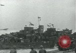 Image of Omaha Beach D-Day landing crafts Normandy France, 1944, second 9 stock footage video 65675069373