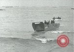 Image of Omaha Beach D-Day landing crafts Normandy France, 1944, second 17 stock footage video 65675069373