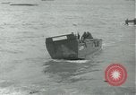 Image of Omaha Beach D-Day landing crafts Normandy France, 1944, second 22 stock footage video 65675069373
