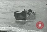 Image of Omaha Beach D-Day landing crafts Normandy France, 1944, second 24 stock footage video 65675069373