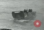 Image of Omaha Beach D-Day landing crafts Normandy France, 1944, second 25 stock footage video 65675069373
