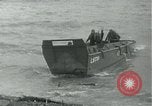 Image of Omaha Beach D-Day landing crafts Normandy France, 1944, second 26 stock footage video 65675069373