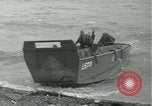 Image of Omaha Beach D-Day landing crafts Normandy France, 1944, second 28 stock footage video 65675069373