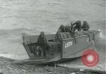 Image of Omaha Beach D-Day landing crafts Normandy France, 1944, second 32 stock footage video 65675069373