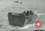 Image of Omaha Beach D-Day landing crafts Normandy France, 1944, second 34 stock footage video 65675069373