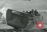 Image of Omaha Beach D-Day landing crafts Normandy France, 1944, second 38 stock footage video 65675069373