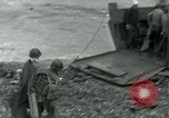 Image of Omaha Beach D-Day landing crafts Normandy France, 1944, second 59 stock footage video 65675069373