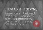 Immagine di Thomas Alva Edison Kearny New Jersey USA, 1928, secondo 9 filmato di repertorio 65675069395