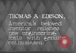 Immagine di Thomas Alva Edison Kearny New Jersey USA, 1928, secondo 10 filmato di repertorio 65675069395