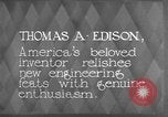Immagine di Thomas Alva Edison Kearny New Jersey USA, 1928, secondo 15 filmato di repertorio 65675069395