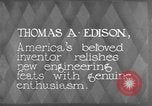 Immagine di Thomas Alva Edison Kearny New Jersey USA, 1928, secondo 17 filmato di repertorio 65675069395