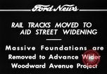 Image of rail tracks moves United States USA, 1934, second 9 stock footage video 65675069406