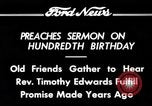 Image of Reverend Timothy Edwards Washington DC USA, 1934, second 5 stock footage video 65675069407