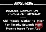 Image of Reverend Timothy Edwards Washington DC USA, 1934, second 9 stock footage video 65675069407